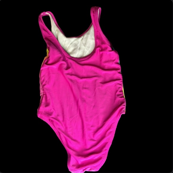 EUC size 4T tie-dye bathing suit one callout in pic 3. Very clean - Picture 2 of 5